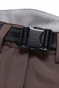 Купить Женские брюки из софтшелла с флисом и регулировкой талии светло-коричневого цвета 9634_1SK, фото 15