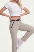 Купить Женские брюки из софтшелла с флисом и регулировкой талии серого цвета 9634_1Sr, фото 6