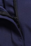 Купить Женские брюки из софтшелла с флисом и регулировкой талии темно-синего цвета 9634_1TS, фото 13