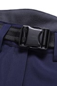 Купить Женские брюки из софтшелла с флисом и регулировкой талии темно-синего цвета 9634_1TS, фото 8