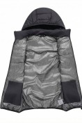 Купить Мужской лёгкий стёганый жилет Valianly с капюшоном черного цвета 9635_1Ch, фото 10
