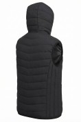 Купить Мужской лёгкий стёганый жилет Valianly с капюшоном черного цвета 9635_1Ch, фото 9