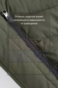 Купить Мужской лёгкий стёганый жилет Valianly с капюшоном цвета хаки 9635_1Kh, фото 18