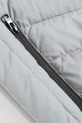 Купить Мужской лёгкий стёганый жилет Valianly с капюшоном серого цвета 9635_1Sr, фото 16
