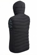 Купить Женский лёгкий стёганый жилет Valianly с капюшоном черного цвета 9636_2Ch, фото 8