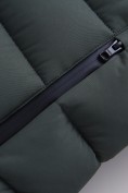 Купить Куртка для девочки стёганая зимняя с капюшоном цвета хаки 9656_2Kh, фото 12
