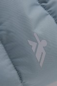 Купить Куртка для девочки стёганая зимняя с капюшоном цвета хаки 9656_2Kh, фото 7