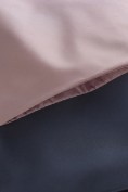 Купить Куртка для девочки стёганая зимняя с капюшоном синего цвета 9656_2S, фото 10