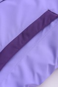 Купить Женская зимняя парка с графеновой подкладкой фиолетового цвета 9658F, фото 8