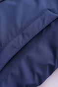 Купить Женская зимняя парка с графеновой подкладкой темно-синего цвета 9658TS, фото 8