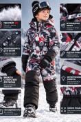 Купить Комбинезон горнолыжный зимний для мальчика красного цвета 9661Kr