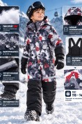 Купить Комбинезон горнолыжный зимний для мальчика красного цвета 9661Kr, фото 3