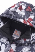 Купить Комбинезон горнолыжный зимний для мальчика красного цвета 9661Kr, фото 7