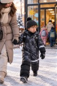 Купить Комбинезон горнолыжный зимний для мальчика темно-серого цвета 9661TC