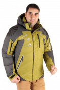Купить Куртка пуховик мужская болотного цвета 9683Bt, фото 2