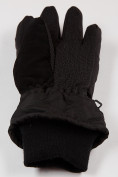 Купить Зимняя женские горнолыжные перчатки темно-серого цвета 971Сh, фото 4