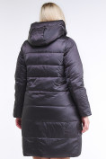 Купить Куртка зимняя женская классическая темно-серого цвета 98-920_58TC, фото 4