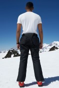 Купить Горнолыжные мужские брюки зимние черного цвета 9800Ch, фото 4