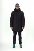 Купить Куртка удлинённая мужская зимняя черного цвета 99777Ch