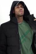 Купить Куртка удлинённая мужская зимняя черного цвета 99777Ch, фото 19