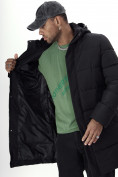 Купить Куртка удлинённая мужская зимняя черного цвета 99777Ch, фото 22