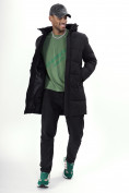 Купить Куртка удлинённая мужская зимняя черного цвета 99777Ch, фото 25