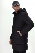 Купить Куртка удлинённая мужская зимняя черного цвета 99777Ch, фото 26