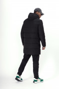 Купить Куртка удлинённая мужская зимняя черного цвета 99777Ch, фото 5
