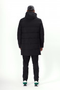 Купить Куртка удлинённая мужская зимняя черного цвета 99777Ch, фото 6
