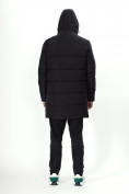 Купить Куртка удлинённая мужская зимняя черного цвета 99777Ch, фото 8
