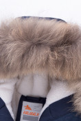 Купить Куртка парка зимняя подростковая для мальчика темно-синего цвета 8936TS, фото 3