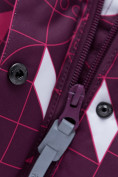 Купить Горнолыжный костюм детский фиолетового цвета 8912F, фото 17