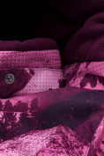 Купить Комбинезон для девочки зимний фиолетового цвета 8908F, фото 5