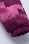 Купить Комбинезон для девочки зимний фиолетового цвета 8908F, фото 7