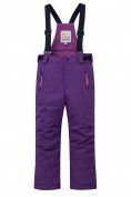 Купить Горнолыжный костюм подростковый для девочки фиолетового цвета 8916F, фото 4