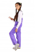 Купить Брюки горнолыжные подростковые для девочки фиолетового цвета 816F, фото 5