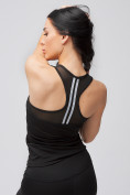 Купить Спортивный костюм для фитнеса женский черного цвета 21106Ch, фото 9