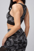 Купить Спортивный костюм для фитнеса женский серого цвета 21102Sr, фото 6