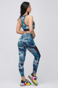 Купить Спортивный костюм для фитнеса женский голубого цвета 21102Gl, фото 10