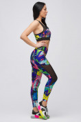 Купить Спортивный костюм для фитнеса женский салатового цвета 21102Sl, фото 4