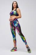 Купить Спортивный костюм для фитнеса женский салатового цвета 21102Sl, фото 6
