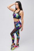Купить Спортивный костюм для фитнеса женский салатового цвета 21102Sl, фото 9
