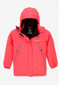 Оптом Куртка демисезонная подростковая для девочки розового цвета 016-2R, фото 3