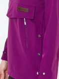 Оптом Костюм анорак женский softshell фиолетового цвета 01914F, фото 8