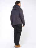 Оптом Мужской зимний горнолыжный костюм темно-серого цвета 01947TС, фото 3