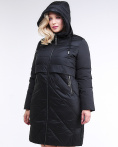 Купить Куртка зимняя женская классическая черного цвета 100-916_701Ch, фото 5
