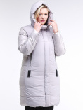 Купить Куртка зимняя женская классическая серого цвета 100-921_46Sr, фото 6