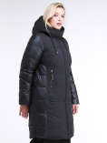 Купить Куртка зимняя женская классическая черного цвета 100-921_701Ch, фото 3