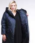 Купить Куртка зимняя женская стеганная темно-синего цвета 105-917_84TS, фото 8