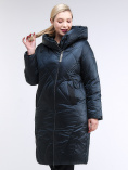Купить Куртка зимняя женская стеганная темно-зеленый цвета 105-917_123TZ, фото 3